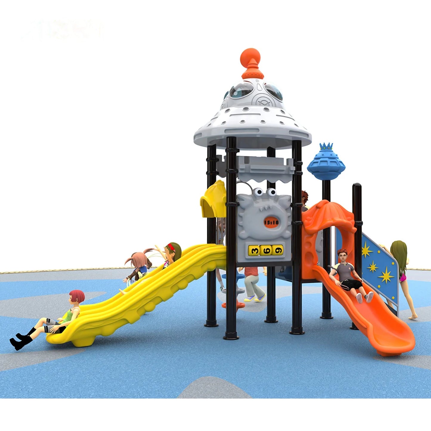 Módulo de Juego Infantil para Exterior - Modelo Rocket Adventure
