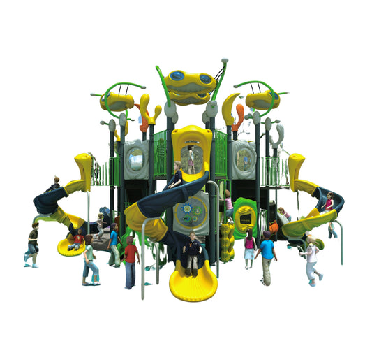 Vista frontal de Equipamiento Parques Infantiles