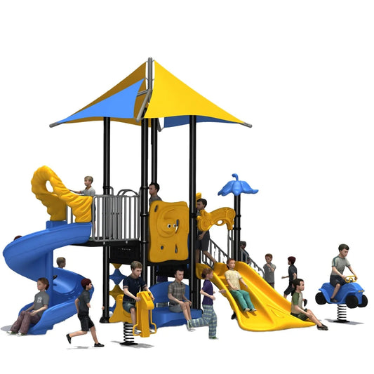 Render de juego infantil para parque