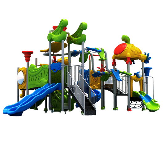 Vista frontal Tobogán Infantil Plástico Precios