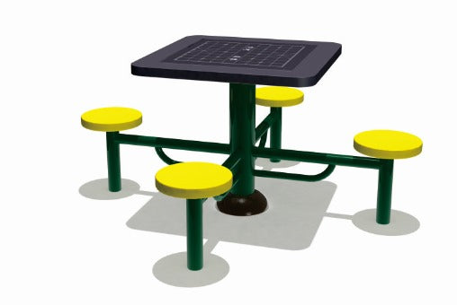 Mesa de Juegos para Exterior con Asientos