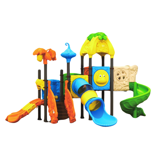 Vista frontal Mobiliario de Parques Infantiles
